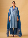 Elegant Cotton Kurta Set with Fine Embroidery