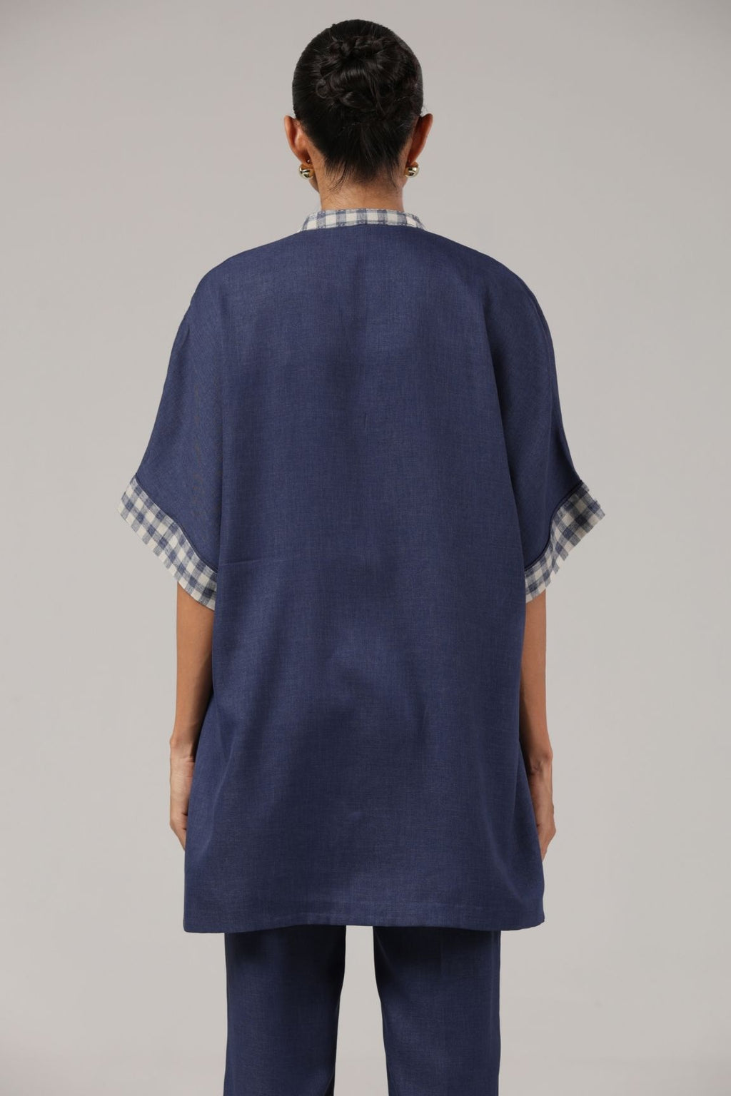 Indigo Embroidered Co-ord Set