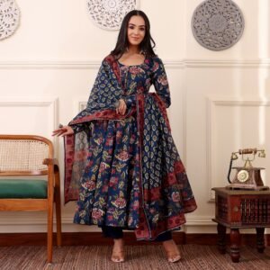 Jamini Cotton Kalidaar Set - Image 7