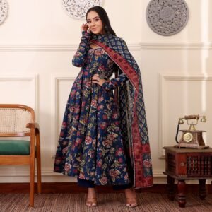 Jamini Cotton Kalidaar Set - Image 10
