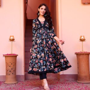 Rushali Printed Cotton kurta