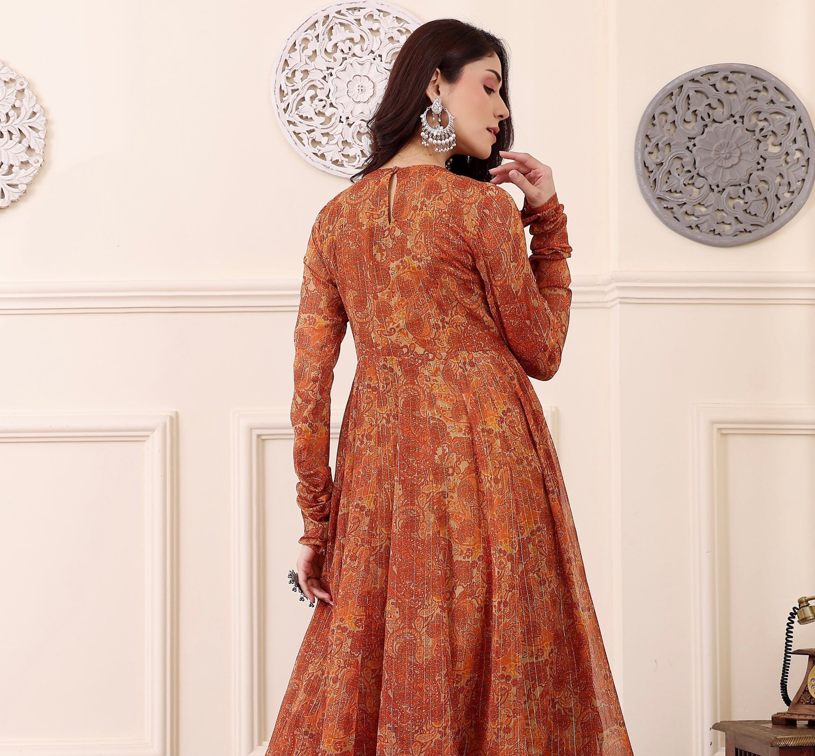 Yanika Georgette Kurta - Image 6