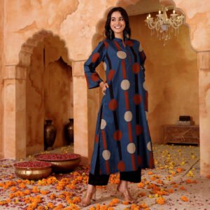 Alternative view of Ajantika Cotton Kurta