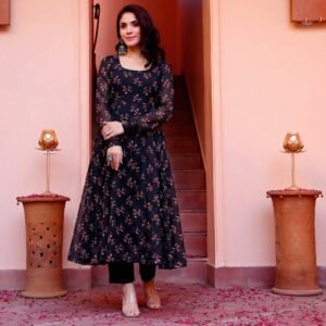 Alternative view of Chaitali Georgette Kurta