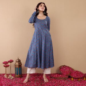 Naisha Cotton Kalidaar Kurta - Image 3