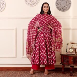Ivana Cotton Kalidaar Set - Image 7