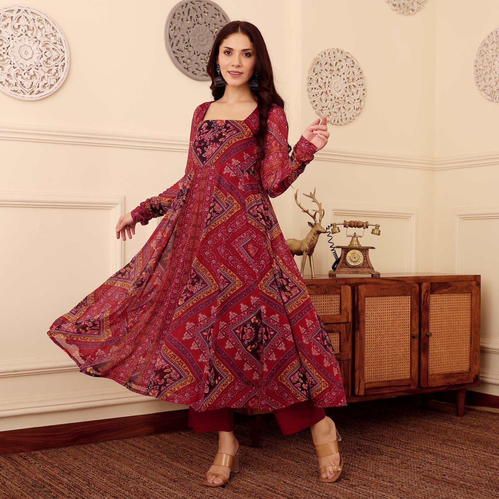 Avidaa Georgette Kurta - Image 3