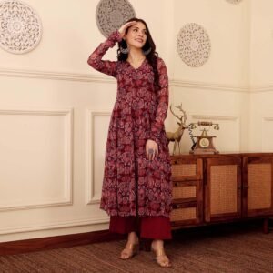 Tilotma Georgette Kurta - Image 3