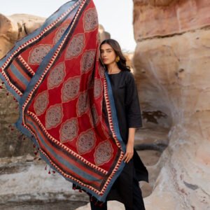 Set of 3 - Kurta, Dupatta & Pants - Swa 04 - Image 8