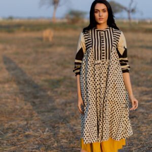 Side Pleat Kurta - Tarang