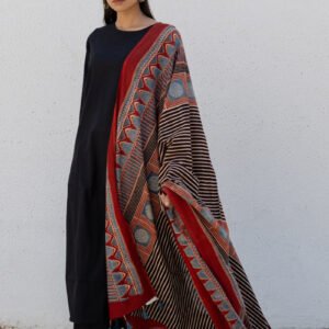 Set of 3 - Kurta, Dupatta & Culotte - Adira 05 - Image 4