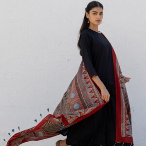 Set of 3 - Kurta, Dupatta & Culotte - Adira 05 - Image 6