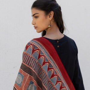 Set of 3 - Kurta, Dupatta & Culotte - Adira 05 - Image 7