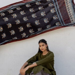 Set of 3 - Kurta, Dupatta & Culotte - Adira 07 - Image 7