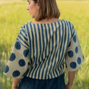Basic Top - Indigo Stripes - Image 5