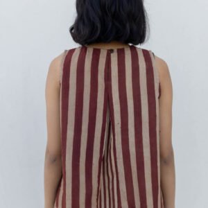 Tara Top - Maroon meadow - Image 4