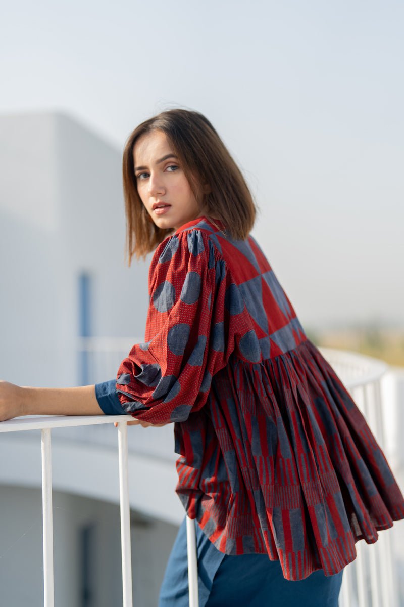 Ruyan Top - Red - Image 2
