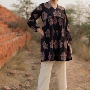 Alternative view of Yara Tunic - Black