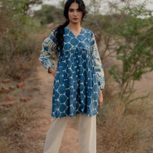 Alternative view of Yara Tunic - Indigo