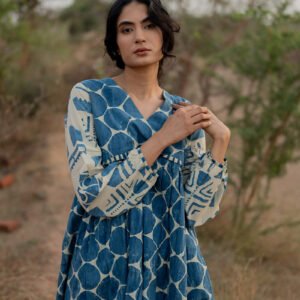 Yara Tunic - Indigo