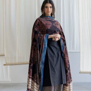 Set of 3 - Kurta, Culottes & Dupatta - Mrida 20