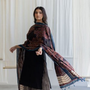 Alternative view of Set of 3 - Kurta, Culottes & Dupatta - Mrida 20