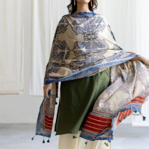 Set of 3 - Kurta, Culottes & Dupatta - Mrida 16