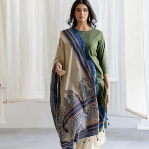 Set of 3 - Kurta, Culottes & Dupatta - Mrida 17