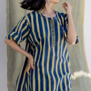 Alternative view of Omi Kurta - Mustard moon