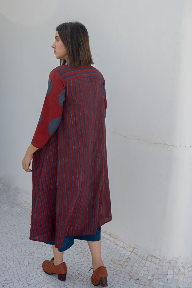 A-Line Kurta - Red - Image 20