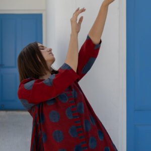 A-Line Kurta - Red - Image 16