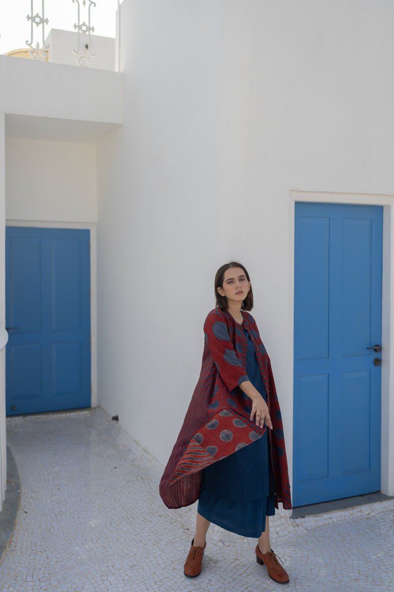 A-Line Kurta - Red - Image 13