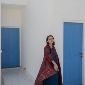 A-Line Kurta - Red - Image 10