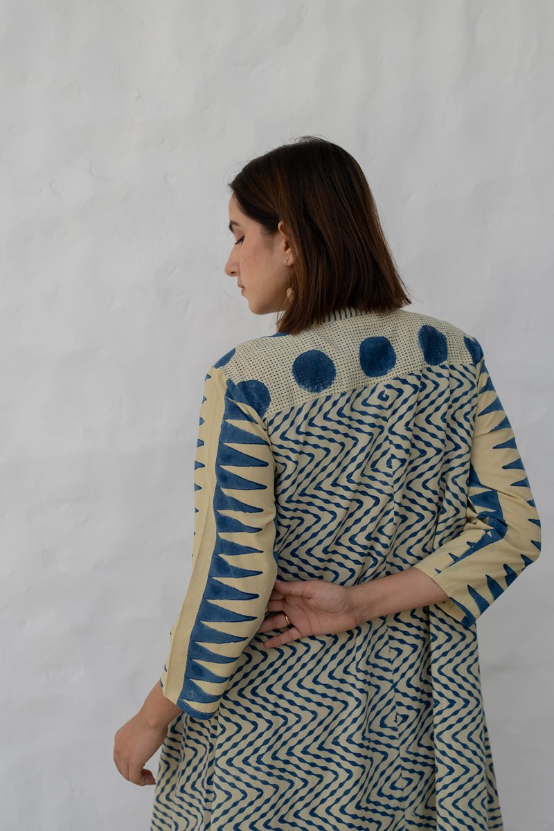 A-Line Kurta - Indigo - Image 15