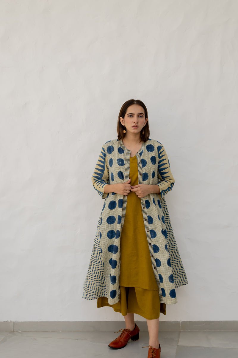 A-Line Kurta - Indigo - Image 8