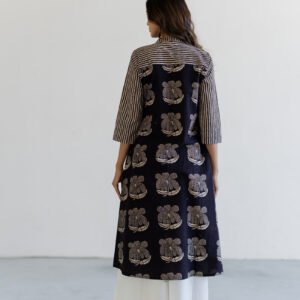 Pintuck Kurta - Tira Black - Image 8