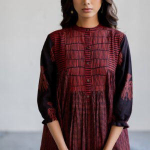 Amra Side Pleat Kurta - Yana
