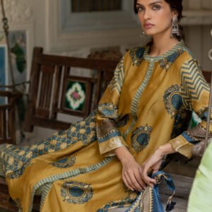 Alternative view of Chanderi Silk A-line Kurta Set of 2 - Firdaus