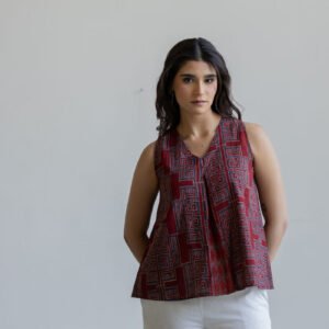 Tara Top - Avani Red - Image 4